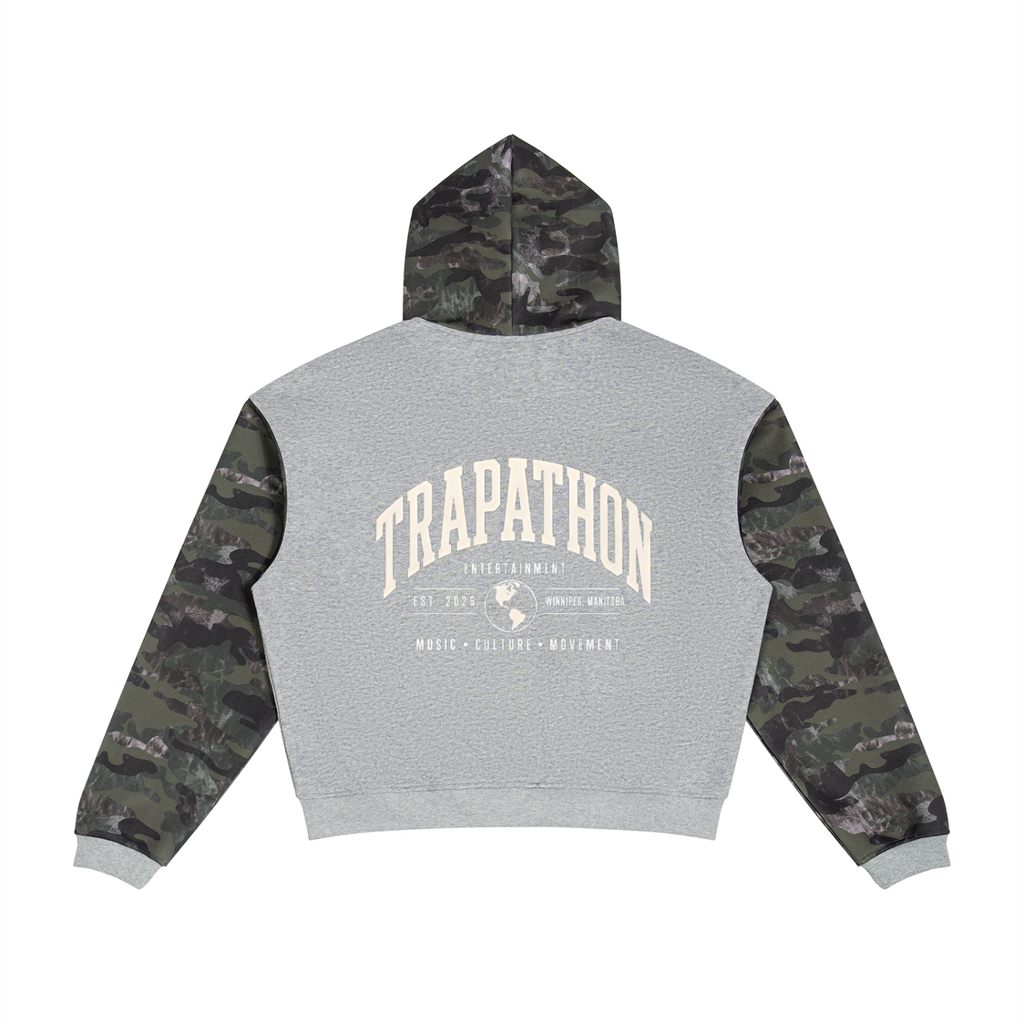 Unisex Colorblock Zip hoodie