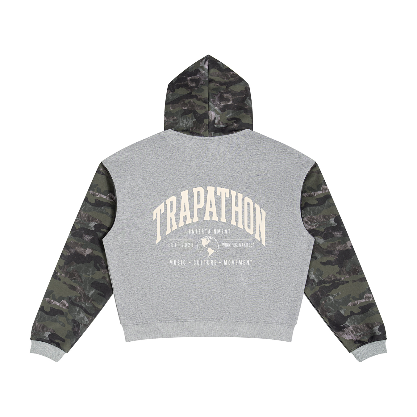 Unisex Colorblock Zip hoodie