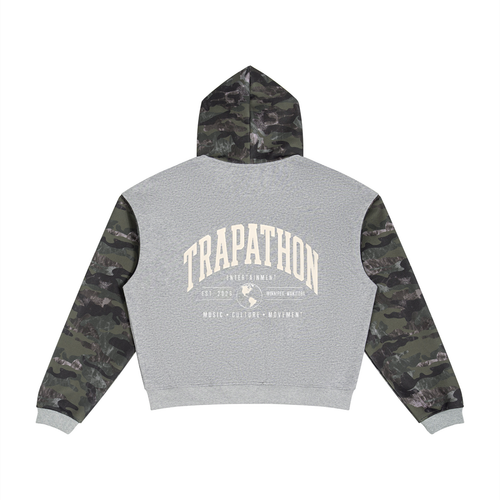 Unisex Colorblock Zip hoodie