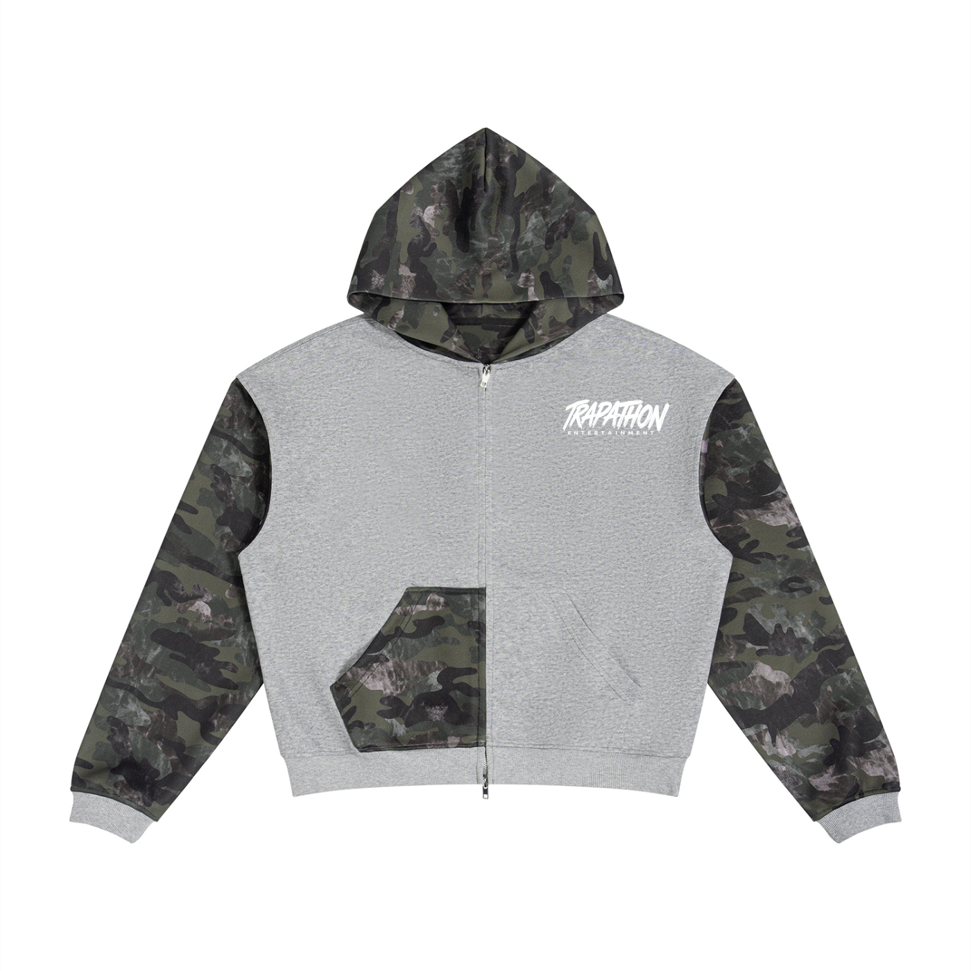 Unisex Colorblock Zip hoodie