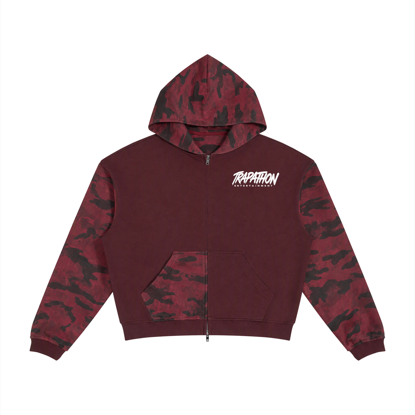 Unisex Colorblock Zip hoodie